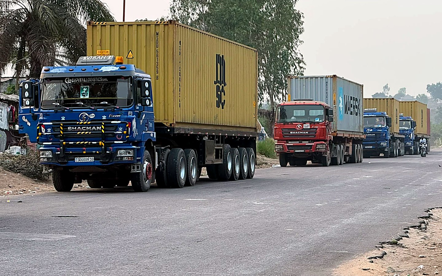 Capital Logistics truck on the highway